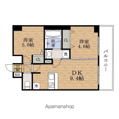 ESTEMPLAZA難波ウエストIIプレディアの間取り写真