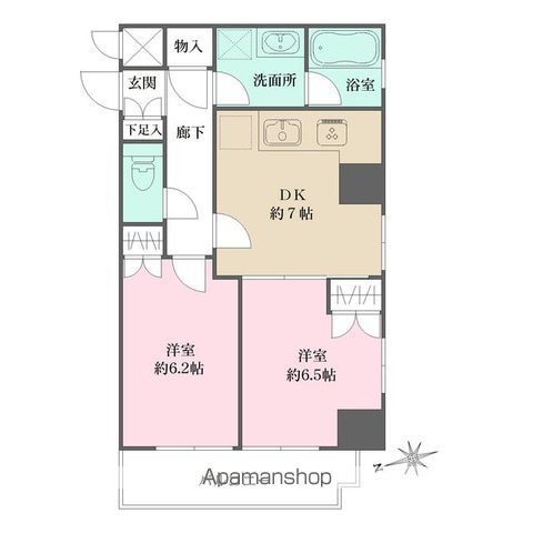 【藤和シティコープ飛鳥山公園の間取り】