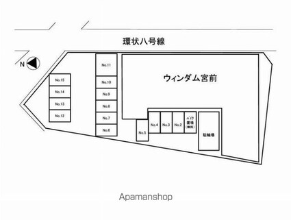 ウィンダム宮前[3LDK/59.46m2]のエントランス