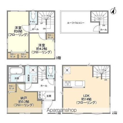 Ｋｏｌｅｔ蒲田０５[2SLDK/73.28m2]の間取図