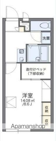 レオパレスコンフォール屋島の間取り写真