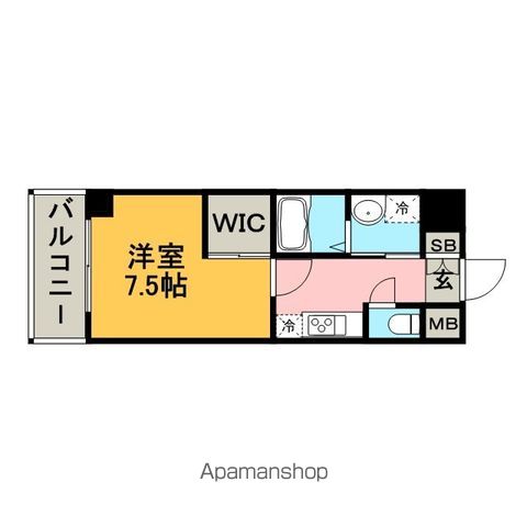 エンクレスト祇園の間取り写真
