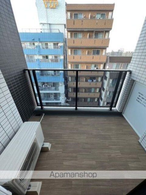 東京都新宿区北新宿４丁目[1K/25.13m2]のバルコニー