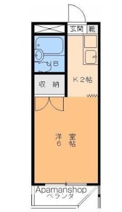 パールハイツ寿[1K/17.01m2]の間取図