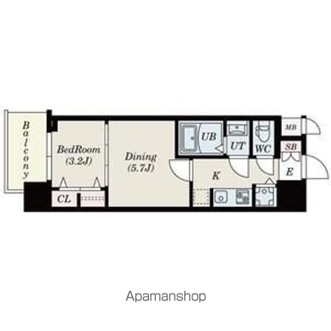 SーRESIDENCE日本橋QUALIERの間取り写真