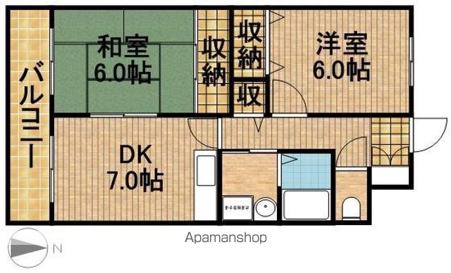 シュライン上島の間取り写真