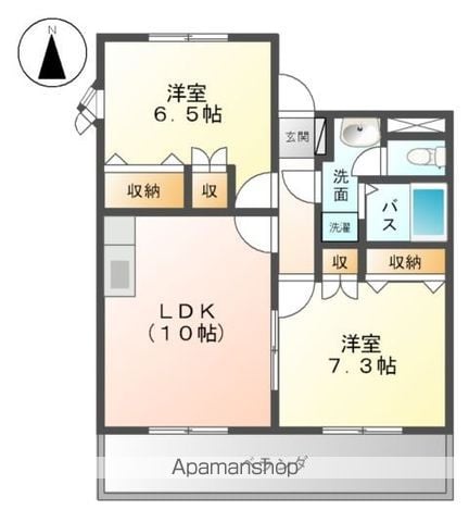 コンフォートの間取り写真