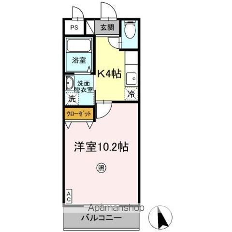 DーPACE角五郎の間取り写真