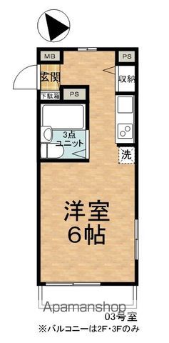 森のハイジの間取り写真