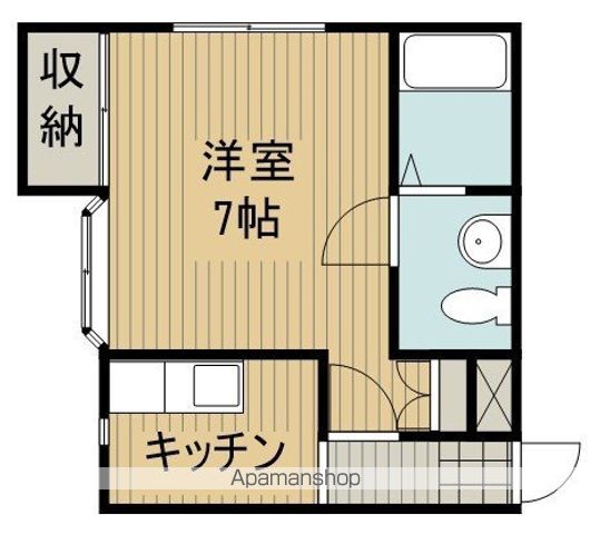 パレスアクアマリン大形の間取り写真