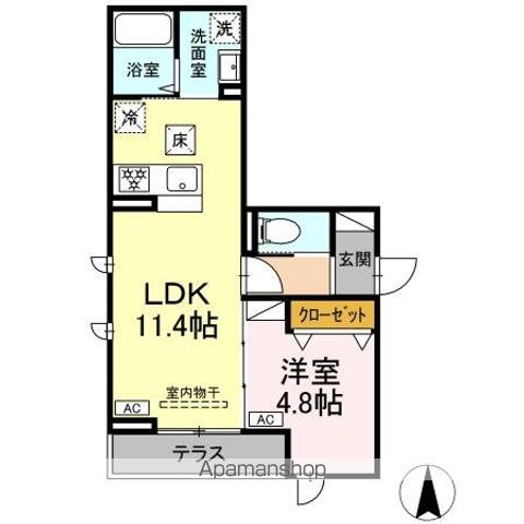 Dフラット乞田の間取り写真