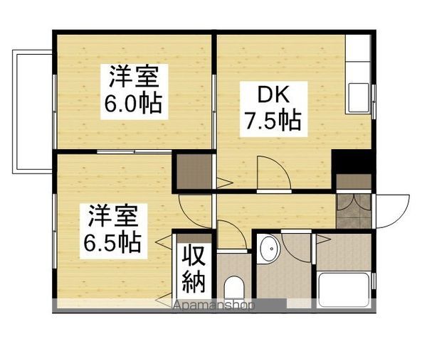 アンジェリーク中島の間取り写真