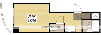 広島県広島市南区金屋町[1R/19m2]の間取図