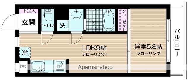 【豊島区南大塚のマンションの間取り】