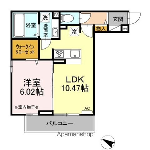 プラシードKの間取り写真