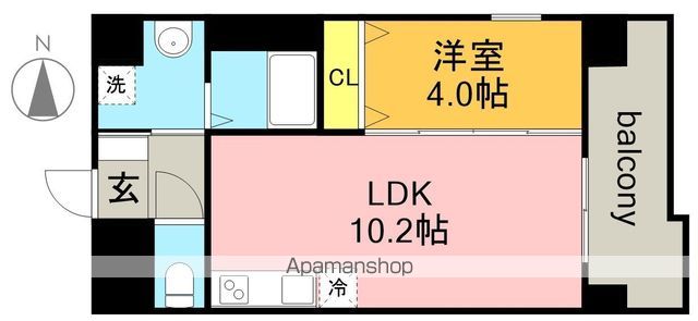 マノアール今池の間取り写真