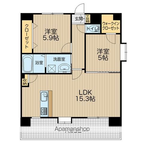 EMIUS新屋敷の間取り写真