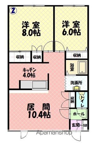 シャトル5・8の間取り写真