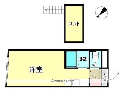 キャニオンクルーズ[1R/20.22m2]の間取図