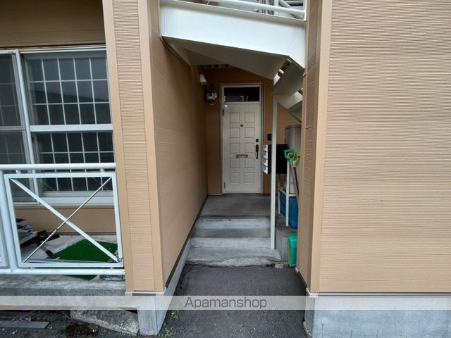 ウッディヴィレッヂA館の玄関写真