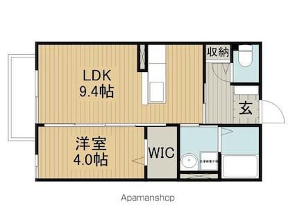 スカイ・カープ[1LDK/35.5m2]の間取図