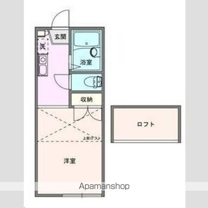ハイツｍｉｋａ[1K/19.87m2]の間取図