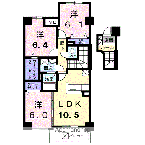 ECRUの間取り写真