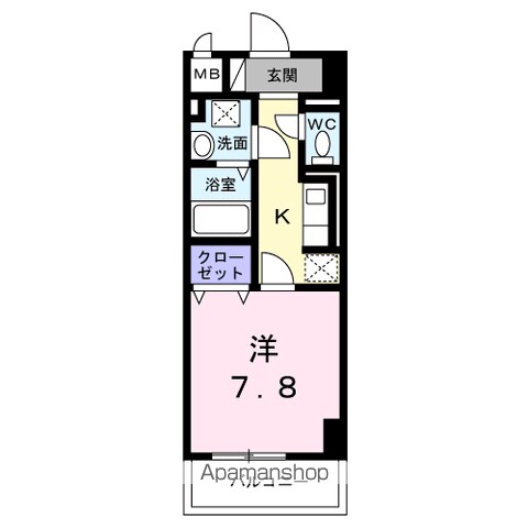 サンライズ 江平中町の間取り