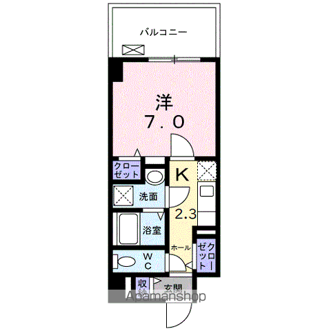 ヘスティアの間取り写真