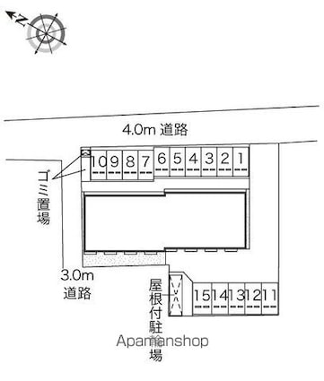 香川県丸亀市富士見町１丁目[1K/23.61m2]の共用部1