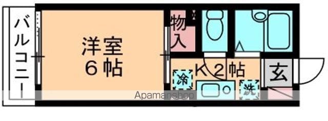 アンビションEIGHTの間取り写真