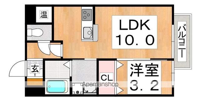 エーデ 田辺の間取り写真