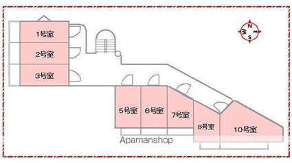Ｓｅｌｅｎｅ三番館[1K/20.16m2]の配置図