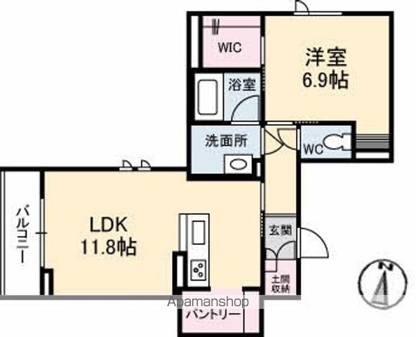 シエルコート 北棟の間取り写真