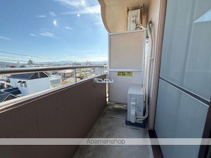 ル・ベールドゥ[1K/30.65m2]のバルコニー