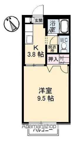 クリスタルの間取り写真