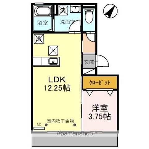 サンポート・若草の間取り写真