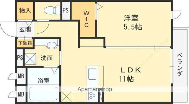 レブ エスペランスの間取り写真