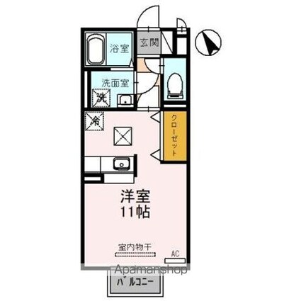 エスト・カーサ[1R/30.03m2]の間取図