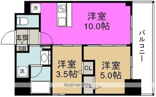 S−RESIDENCE福島DIVERSEの間取り写真