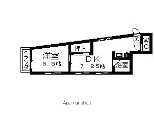 クレスト白壁の間取り写真