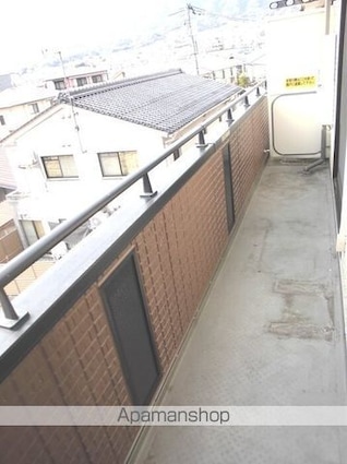 クレージュ中村[2LDK/56.1m2]のバルコニー