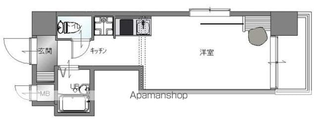 朝日プラザ横川駅前の間取り写真