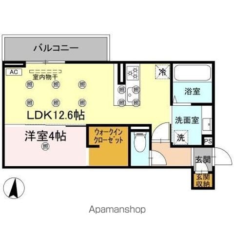クランツ北井門Bの間取り写真