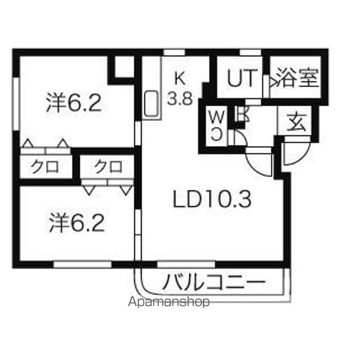 アトレ福住の間取り写真