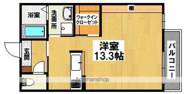 シャーメゾン森の間取り写真