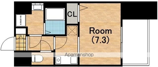 クレアートクラウン天王寺の間取り写真