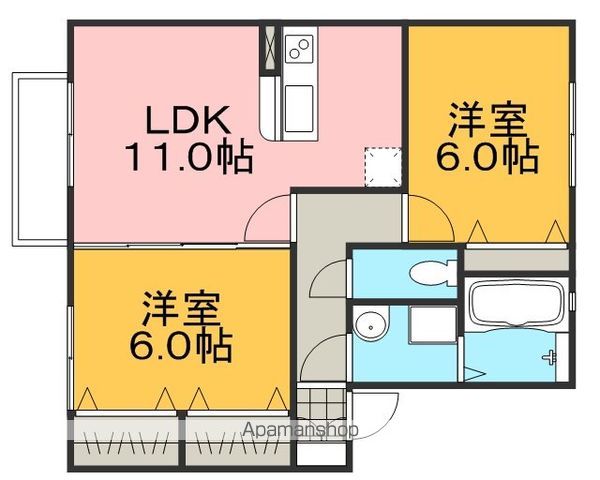 【アムールの間取り】