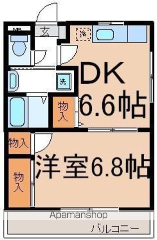 マンションシェルの間取り写真