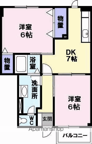 エスペランサNO2の間取り写真